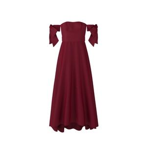 Fame & Partners strapless gown W/ Matching Shawl